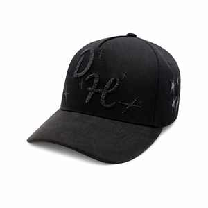 Cappellini da Baseball Premium Personalizzati con Logo, Visiera in Camoscio, Profilo Strutturato, Moderni, a 5 Pannelli, Sportivi, con Ricamo a Mano di Alta Qualità - Product Image 1
