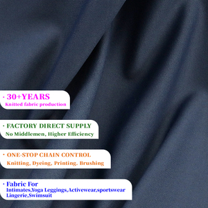 Tissu tricoté uni 240 GSM 75 % Terylène 25 % Spandex, toucher coton, extensible dans les 4 sens, pour vestes de yoga et hauts ajustés - Product Image 3