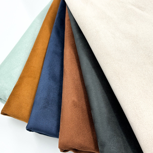 Nhà Máy Cung Cấp Trực Tiếp 100% Polyester Warp Dệt Tela De Gamuza Vải Da Lộn Cho Quần Áo Sofa Bọc Chất Liệu Cap - Product Image 1