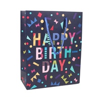 Emballage de vêtements en papier avec logo personnalisé de couleur dégradée, sac à provisions cadeau, sac en papier réutilisable écologique, vente en gros