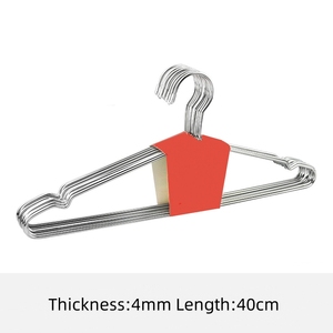 High Quality Thickened Stainless Steel <strong>Hangers</strong> Single-Tier Non-Slip Metal Cloth <strong>Hanger</strong> Multifunctional Durable for Wardrobe Bag - Product Image 3
