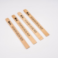 Varillas de madera de abedul multiusos desechables para mezclar fertilizantes de jardín, marcadores de plantas, suministros para camping y actividades al aire libre