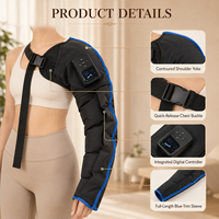 Appareil de compression séquentielle pour bras, masseur à compression d'air pour bras, amélioration de la circulation sanguine, soulagement de la douleur, manchon portable pour bras entier