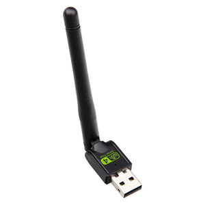 Adaptador Wifi USB de Doble Banda con Antena LAN RTL8188 de 150Mbps 5/2.4Ghz, Tarjeta de Red con Controlador Gratuito para PC de Escritorio con Windows 7, 8 y 10 - Product Image 3