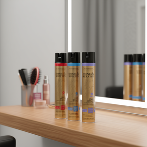 Laca para el Cabello Shine & Keratin Gloss Lacquer con Fijación Normal y Protección Contra la Humedad - Product Image 3