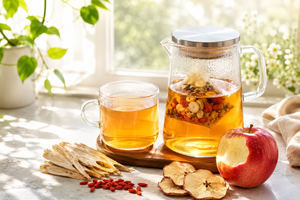 Té Saludable Sin Cafeína - Mezcla de Manzana y Astrágalo en Bolsitas para Profesionales y Noctávulas - Product Image 3