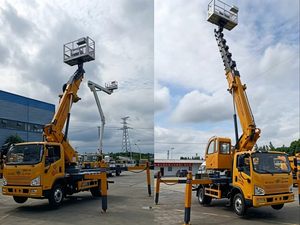 Vehículo de trabajo a gran altura de 32 m para instalación de alumbrado público, plataforma de trabajo aérea, equipo de elevación a gran altura, diésel/eléctrico - Product Image 2