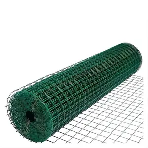 PVC Coated Welded Wire Mesh Green Pvc Wire Mesh For Garden Fence