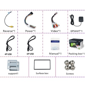 Système audio de voiture Android portable de <span class=keywords><strong>7</strong></span> <span class=keywords><strong>pouces</strong></span>, écran tactile universel, <span class=keywords><strong>autoradio</strong></span> vidéo avec DSP et RGB FM GPS 2 Din - Product Image 4