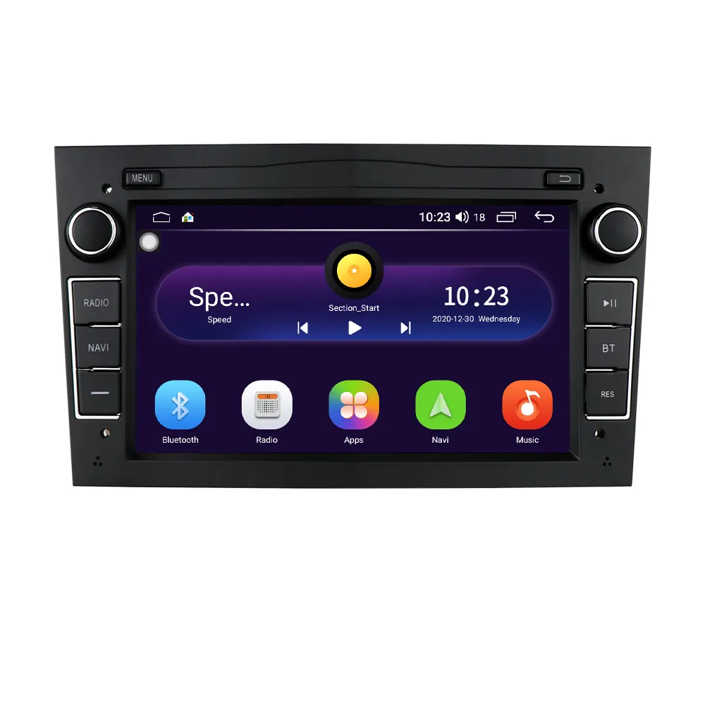 Autoradio android, écran tactile 7 ", 4 cœurs, 2 go ram, 16 go rom, navigation gps, lecteur multimédia, vidéo, stéréo, pour voiture opel corsa, astra, vectra