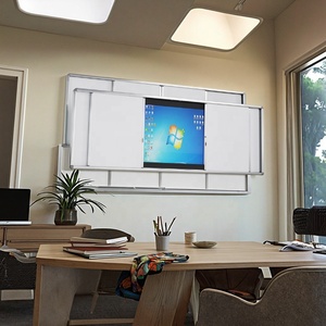 Khung nhôm vật liệu nhựa tương tác bảng trắng thông minh cho giảng dạy đa phương tiện trong các trường học bảng từ - Product Image 1