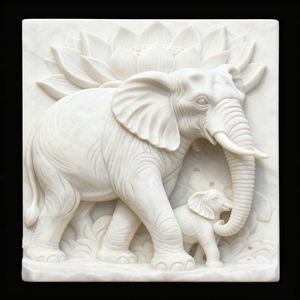 Estatua <span class=keywords><strong>de</strong></span> cabeza <span class=keywords><strong>de</strong></span> elefante <span class=keywords><strong>de</strong></span> mármol blanco grande decoración clásica personalizada escultura <span class=keywords><strong>de</strong></span> pared <span class=keywords><strong>de</strong></span> cabeza <span class=keywords><strong>de</strong></span> Animal gigante hecha a mano para uso en museos <span class=keywords><strong>de</strong></span> interior - Product Image 4