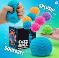 Balle anti-stress moelleuse et pelucheuse, cube sensoriel, jouet anti-stress en peluche douce pour le soulagement du stress, expédié depuis l'entrepôt américain