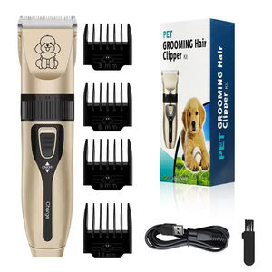 Özel taşınabilir ev akülü şarj edilebilir ABS seramik kesme bıçağı köpek elektrikli bakım için evcil hayvan saç kesme makinesi - Product Image 1