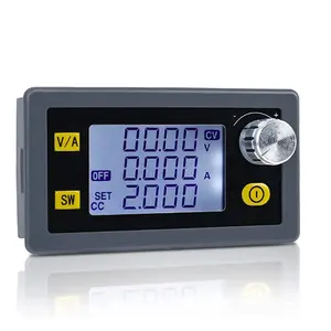 Convertidor de DC-DC Buck Boost, regulador de voltaje ajustable, módulo de fuente de alimentación, transformador reductor con pantalla LCD HD