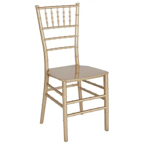 Chaise Chiavari Napoléon empilable en résine dorée, idéale pour les réceptions de <span class=keywords><strong>mariage</strong></span> et les événements en salon – Vente en gros à prix réduit - Product Image 4