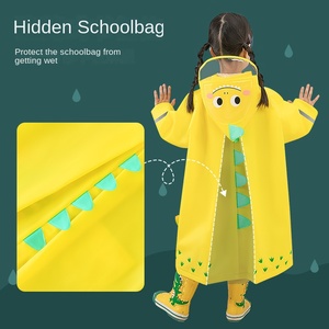 Imperméable pour enfants - Cape de pluie pour bébé et étudiant pour la protection contre la pluie forte - Product Image 4