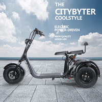 Scooter électrique à 3 roues pour adultes, certifié DOT 2025, 60V 12AH, vente en gros, pas cher, chinois, tricycle, moto