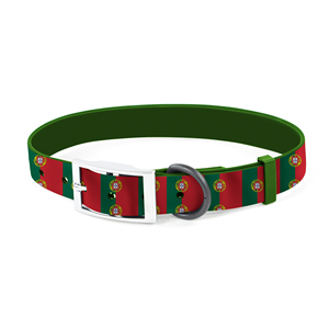 Collar de Perro Resistente con Diseño de Fútbol, Recubierto de PVC, con Hebilla de Anillo en D de Metal y Liberación Rápida para Pasear Perros - Product Image 4