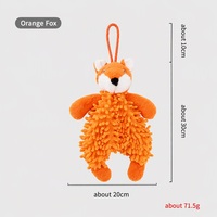 Jouet pour chien en peluche Mop, couineur sonore BB, renard, lapin, ours, jouet à mâcher interactif et durable pour chien, nettoyage des dents, animal en peluche doux pour chiot