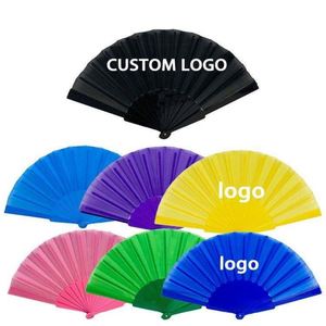 Abanico Plegable Personalizado con Logotipo de Marca, Resistente, para Promoción Empresarial, Recuerdos de Fiesta y Regalos Promocionales para Festivales - Product Image 2