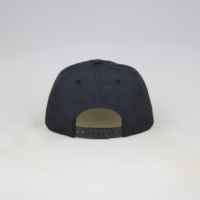 Classique Snapback Caps Plaine Bord Noir Golf Chapeau Oem Personnalisé 5 Panneau Tissé Patch Logo Nylon Étanche Panneau Avant Unisexe Adultes