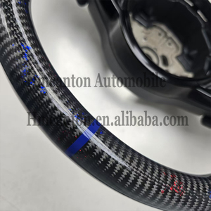 Volante Deportivo de Fibra de Carbono Forjado de Alta Calidad con Cuero Perforado para Volkswagen VW GTI7 Golf MK7 - Product Image 2