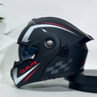 Casque de moto rabattable avec approbation DOT le moins cher Casques de moto modulaires à double visière avec logo OEM et ODM