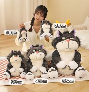 Personalizzato realistico <span class=keywords><strong>lucifero</strong></span> gatto peluche giocattolo gatto peluche bambola di peluche di peluche di gatto di peluche di peluche di cartone animato - Product Image 4