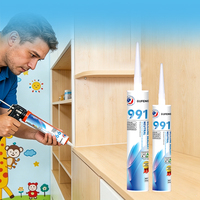 Scellant silicone neutre pour miroirs, usage construction, non corrosif, forte adhérence, écologique pour verre et miroir