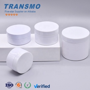 Pot en plastique transparent rond de 300 ml pour crème pour la peau, étiquette privée, emballage personnalisé, 300 g, OEM - Product Image 3