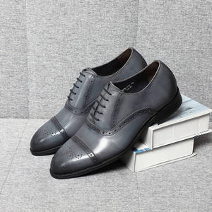 Zapatos de vestir y Oxfords de cuero para hombre, estilo italiano, de alta calidad, con cordones, venta al por mayor, 2026 - Product Image 5