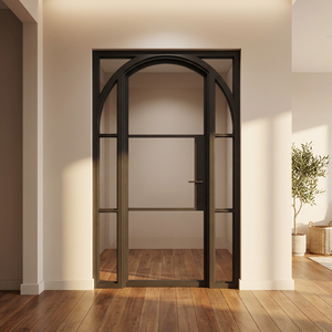 الصلب الحديثة باب فرنسي الحديد دخول الباب الصلب مزدوجة الباب الخارجي - Product Image 5