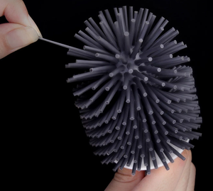 2024 <span class=keywords><strong>brosse</strong></span> de toilette et support TPR <span class=keywords><strong>brosse</strong></span> de cuvette de toilette Logo personnalisé brosses de nettoyage <span class=keywords><strong>blanc</strong></span> fourmi main durable 1000 500g librement - Product Image 1