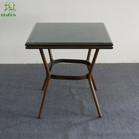 Ensemble de meubles de patio modernes hydrofuges 3 pièces pour extérieur, jardin, restaurant, café, bistrot, table et chaises