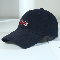Nouvelle casquette de baseball pour femme à calotte rigide, en velours flocon de neige et PVC, avec broderie de lettres coréennes, style vintage sportif, chapeau de soleil, vente en gros