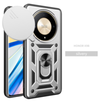 Étui de téléphone BAILI Factory Armor Slide Window Push Full Camera Lens Protection Ring Stand pour Huawei Honor Magic 6 Lite X9B