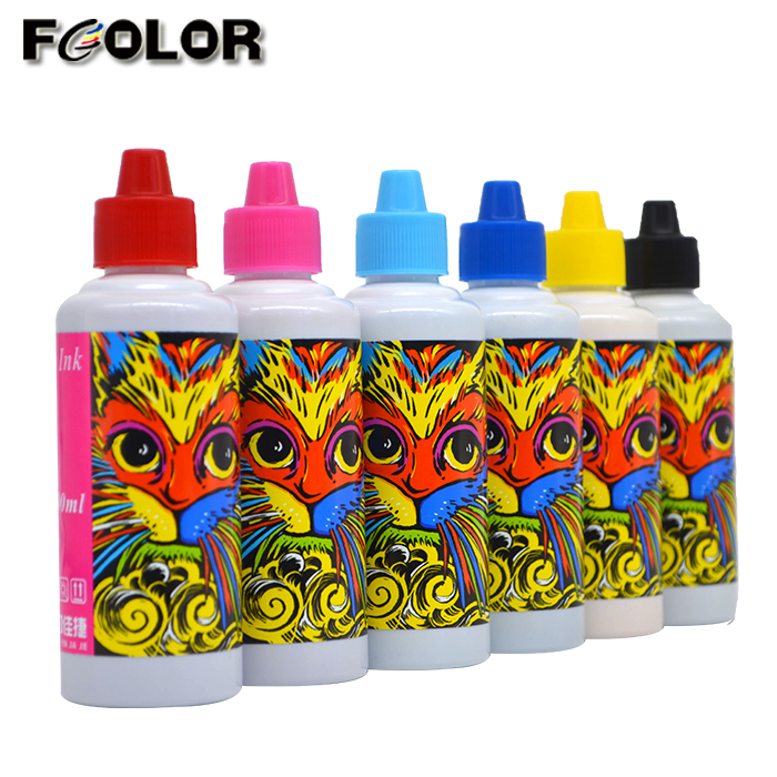 Fcolor Tinta Étanche Encre De Sublimation Pour 6 couleurs Epson wf 7720 L805 Imprimante À Jet D'encre