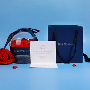 Joyero para el Día de San Valentín con Flor de Jabón, Organizador Portátil para Anillos y Collares, Regalo para Novia - Product Image 4