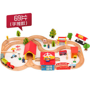 Juego <span class=keywords><strong>de</strong></span> Tren <span class=keywords><strong>de</strong></span> Madera <span class=keywords><strong>Thomas</strong></span> <span class=keywords><strong>de</strong></span> 69 Piezas al por Mayor, Escena <span class=keywords><strong>de</strong></span> Haya, Escala 1:5, <span class=keywords><strong>Juguete</strong></span> - Product Image 5