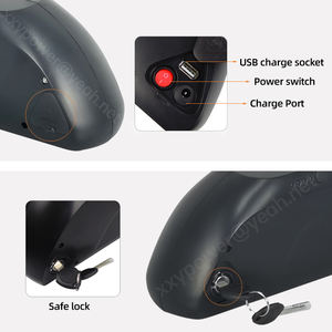 Batería de Litio Extraíble para <span class=keywords><strong>Bicicleta</strong></span> Eléctrica, 36V/48V, Paquete de Batería para <span class=keywords><strong>Bicicleta</strong></span> Eléctrica, Motores de 250W-1000W, <span class=keywords><strong>Kit</strong></span> de Conversión BMS de 30A - Product Image 2