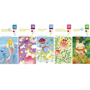 Livre de coloriage à la gouache pour enfants, notes de coloriage, cadeau multicolore, vente en gros d'usine - Product Image 5