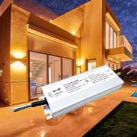 Controlador LED Regulable de 60W con Certificación UL/CUL/Clase 2, IP67 Impermeable, Triac/Fase/0-10V/1-10V/10V PWM/Potenciómetro, 100-277V AC-DC