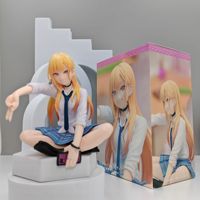 Figurine Manga 11CM My Dress-Up Darling Kitagawa Marin Assise Mignonne, Statue de Personnage de Dessin Animé, Figura PVC, Jouets Anime