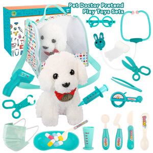 2025 nouveauté <span class=keywords><strong>Kit</strong></span> médical vétérinaire simulé pour enfants jeu de rôle médecin infirmier <span class=keywords><strong>jouet</strong></span> ensemble pour animaux de compagnie pour garçon et fille - Product Image 1