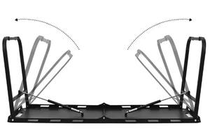 Xách tay Trọng lượng nhẹ cầm tay thủy lực tự động Gấp Cắm Trại Dã Ngoại chiến thuật ngoài trời bảng chống thấm nước bền - Product Image 6