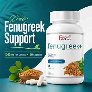 Capsules de Fenugrec Personnalisées Sans OGM Sans Gluten Extrait 60 Capsules Complément Alimentaire Végétarien pour Adultes - Product Image 4
