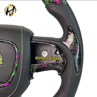 Volant sport en fibre de carbone de haute qualité, durable et personnalisé pour les nouveaux modèles de voitures HZ Dodge Challenger Charger Hellcat