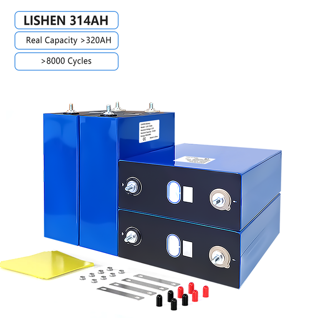 New Deep Cycles 8000 Times LISHEN 314AH 3.2V Lifepo4 Lithium Ion Lifepo4 Battery for Solar System