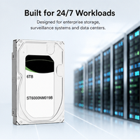 Nouveau Disque Dur HDD ST6000NM019B 6 To 3,5 Pouces SATA 6 Gbit/s 7200 tr/min 256 Mo 512e 4Kb CMR Interne pour Serveur d'Entreprise